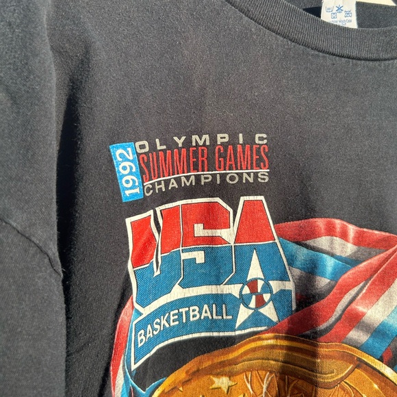 Vintage 1992 Barcelona Summer Olympics Team USA Basketball Salem Size XL - Picture 7 of 8